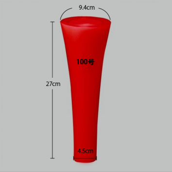 カートリッジ和蝋燭　本体　100号朱2本入